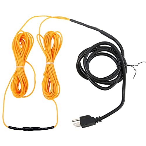 ANSIKE Soil Heating Cable 25 Ft Electric Soil Warming Cable Greenhouse Plant Soil Heater Cable Keep Soil Warm for Soil, Garden, Cold Frame