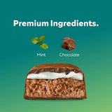 NICKS Protein Bars Mint Chocolate | 12g protein | 170 calories | Low Carb Keto Friendly Snacks No Added Sugar (Multipack 12 bars x 50g)