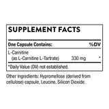 Thorne L-Carnitine - Amino Acid Supplement to Support Energy Production - 60 Capsules
