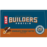 CLIF Builders - Chocolate Peanut Butter Flavor - Protein Bars - Gluten-Free - Non-GMO - Low Glycemic - 20g Protein - 2.4 oz. (12 Pack)