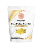Samsara Herbs Pine Pollen Powder Wild Harvested - 99% Cracked Cell Wall (16oz/454g) Supports Healthy Energy & Longevity