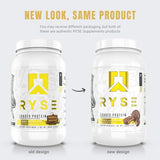 Ryse Loaded Protein Powder | 25g Whey Protein Isolate & Concentrate | with Prebiotic Fiber & MCTs | Low Carbs & Low Sugar | 27 Servings (Peanut Butter Cup)