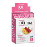 Ultima Replenisher, Electrolyte Hydration Drink Mix, Pink Lemonade, 20 Count Stickpacks Box - Sugar Free, 0 Calories, 0 Carbs - Gluten-Free, Keto, Non-GMO, Vegan