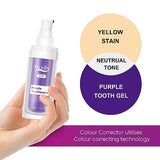 Purple Toothpaste for Teeth Whitening, V-34 Color Corrector Serum, Purple whitening Toothpaste Gel, Teeth Whitening Kit for Sensitive Teeth, Teeth Whitener, Non-Abrasive, Tooth Stain Removal