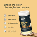 Nuzest - Pea Protein Powder - Clean Lean Protein, Premium Vegan Plant Based Protein Powder, Dairy Free, Gluten Free, GMO Free, Protein Shake, Smooth Vanilla, 40 Servings, 2.2 lb