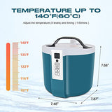 amocane Portable Sauna Steamer Pot 1.6L, Stainless Steel Steam Generator for Saunas Home Spa Fumigation Steam Machine for Body Detox with Remote Control, New Anti-riot Device (110V, US Plug)