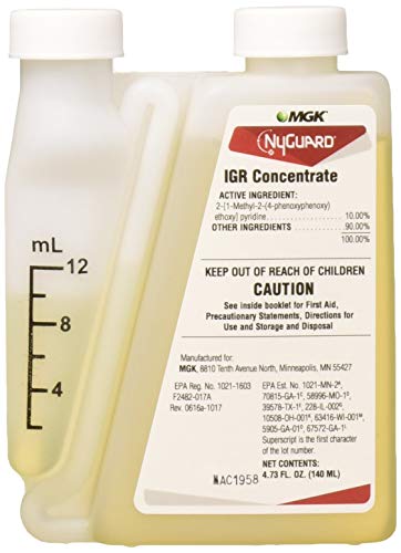 Mgk Insecticides MGK 802958 NyGuard IGR Concentrate Insecticide, 4.73 Fl Oz, Clear