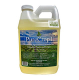 PureCrop1 Concentrate | Plant-Based Plant Protection for Organic Use | Insecticide, Miticide, Fungicide, Biostimulant, Surfactant | Eliminate Pests, Molds and Mildews on Plants | 64 Ounces