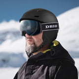 DBIO Snowboard Helmet, Ski Helmet for Adults-with 9 Vents, ABS Shell and EPS Foam, Snow Helmets for Men and Women Youth