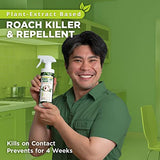 EcoVenger Roach & Ant Killer, Kills on Contact, Extended 4-Week Deterrence, Kills Ants & Other Indoor&Outdoor Crawling Insects, Natural & Non-Toxic, Pleasant Botanical Scent, Safe for Children & Pets