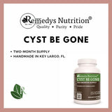 Remedys nutrition® Cyst Be Gone 1,000mg Capsule 60,000mg per Bottle | Contains Graqviols Anamu and Modified Citrus Pectin (MCP)