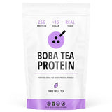 Boba Tea Protein Taro Milk | 25g Grass-Fed Whey Protein Isolate Powder | Gluten-Free & Soy-Free Bubble Tea Drink | Real Ingredients & Lactose-Free Protein Drink | 25 Servings