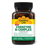 Country Life, Coenzyme B-Complex Vitamin, Support Energy and Metabolism, Daily Supplement, 60 ct