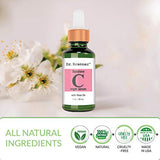 Vitamin C Serum (Tetrahexyldecyl Ascorbate) Night Oil Treatment With Squalane and Pure Rose Oil for Firmer, Glowing Skin, Natural Moisturizing Skin Oil by Dr. Brenner 1 oz.