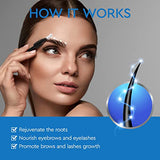 Eyebrow Growth Serum - Natural Eyebrow Serum and Enhancer for Thicker Brows and Grow Bows Faster, Longer, Fuller - 5mL