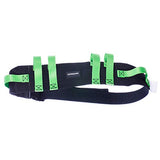 COW&COW Gait Belt with 3 Handles and Metal Loop for Physical Therapy 4 inches (Green, 28"-52")