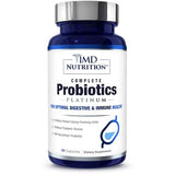 MD-Supplement - Complete Probiotics Pla-Tinum, 30 Capsules, Supports Digestive Health, Contains 11 Robust and Potent Strains, No Artificial Additive