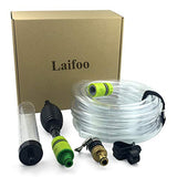 Laifoo 25ft Aquarium Vacuum Gravel Cleaner Fish Tank Cleaner Siphon Water Changer