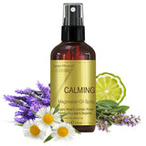 Seven Minerals Calming Magnesium Spray | 100 Percent Natural Essential Oils Blend - Made in USA (Organic Lavender, Roman Chamomile, Clary Sage, and Bergamot) || eBook Included (New)