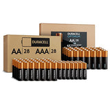 Duracell Optimum AA Batteries 28 Count + Coppertop AA + AAA Batteries 56 Count Pack Double A and Triple A Alkaline Battery Combo Pack - 84 Count Total