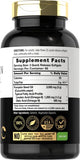 Pumpkin Seed Oil | 3000mg | 200 Softgel Capsules | Non-GMO and Gluten Free Formula | Cold Pressed Dietary Supplement | by Carlyle