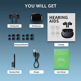 Hearing Aids, Small Hearing Aids For Seniors Rechargeable With Noise Cancelling, 16 Channels Mini Hearing Aids, Invisiable Hearing Amplifiers For Adults,Nano Digital Otc Hearing Aid Amplifier