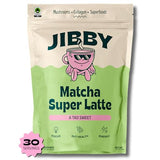 Matcha Super Latte - Ceremonial Grade Green Tea Organic Matcha Powder, Collagen, MCT Oil, Superfood Mushrooms, Matcha Latte Collagen Powder, Detox Mushroom Matcha Powder (A Tad Sweet, 30 Servings)