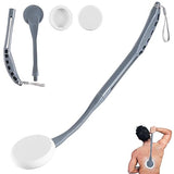 Back Lotion Applicator, 20.5" Detachable Back Lotion Applicator, Made of EVA Material, Detachable Long Handle. Suitable for Use by Men, Women and Children (Grey)
