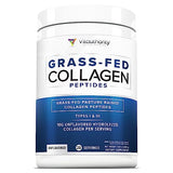 Multi Collagen Peptides Powder for Women and Men - Instant Dissolving Grass Fed Hydrolyzed Collagen Powder Drink Mix for Beautiful Hair Skin - Collagen Powder for Bone and Joint Health - Unflavored