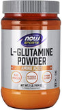 NOW Foods L-Glutamine Pure Powder, 16 Ounce (Pack of 2)