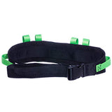 COW&COW Gait Belt with 3 Handles and Metal Loop for Physical Therapy 4 inches (Green, 28"-52")