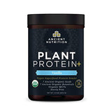 Ancient Nutrition Organic Plant Protein +, Vegan Plant Based Protein Powder, Vanilla, Formulated by Dr. Josh Axe, Dairy-Free, Gluten-Free, Non-GMO, No Sugar Added, Paleo Friendly Supplement 11.5 oz