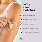 The Patch Brand Variety Pack | Supports Wellness with 5 Different Functions | All Natural Vitamins & Mineral Patch Plant Based and Cruelty Free Water Resistant Patches That Last All Day and Night