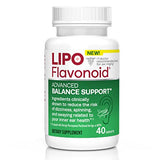 Lipo-Flavonoid Advanced Balance Support Daily Supplement, Helps Reduce The Risk of Vertigo Like Symptoms,Dizziness, Spinning and Swaying Related to Poor Inner Ear Health, 40 Caplets