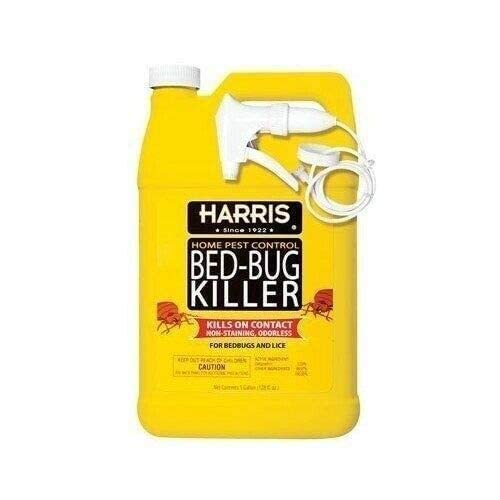 HARRIS Bed Bug Killer, Liquid Spray with Odorless and Non-Staining Formula (Gallon)