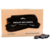 Shilajit Dry Drops - 120 Counts, Rich in Naturall Fulvic Acid, Original Siberian Shilajit, 100% Pure, Trace Minerals Complex