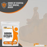 BulkSupplements.com Boron Citrate Powder - Boron 5mg, Boron Supplement for Men & Women, Food Grade Boron - for Bones & Joints Support, 5mg of Boron, 100mg per Serving, 100g (3.5 oz)