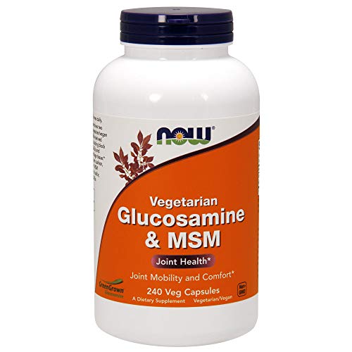 NowFoods Vegetarian Glucosamine & MSM Joint Health 240 Veg Capsules ...