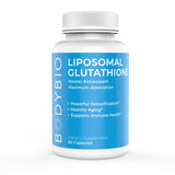 BodyBio Liposomal Glutathione | Body’s Most Powerful Antioxidant | Master Detoxification | Colon Cleanse| Optimal Cell Protection for Immune Defense | Enhanced Liposomal Absorption | 60 Capsules