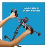 Carex Foldable Under Desk Exercise Bike - Desk Bike With Digital Display For Arms And Legs - Great For Elderly, Seniors, Disabled Or Office Use