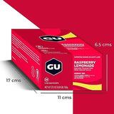 GU Energy Original Sports Nutrition Energy Gel, 24-Count, Raspberry Lemonade