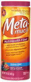 Metamucil Multi-Health Fiber by Meta, Berry Smooth Sugar Free 72 Teaspoons 15 Ounce (Pack of 2)