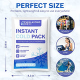 25 Pack - Instant Cold Packs - Instant Ice Packs for Injuries | Disposable Cold Compress Ice Pack for Pain Relief, Swelling, Inflammation, Sprains, Toothache - Cold Pack for Athletes