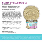 Weruva Wx Phos Focused, Tilapia & Tuna Formula in a Hydrating purée, 3oz Can (Pack of 12)