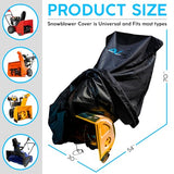 Snow Blower Cover 600D Heavy Duty Fabric, Snow Thrower Cover, Snowblower Cover Waterproof