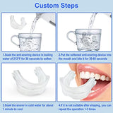 Anti Snoring Mouth Guard,Anti Snoring Mouthpiece,Anti-Snoring Device,Snoring Solution Comfortable and Adjustable Helps Stop Snoring for Men Women