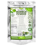Moringa Powder - 1Lb - Moringa Powder Organic Moringa Oleifera - 100% Raw and Pure Moringa Leaf Powder Great for Drinks, Tea, Smoothies & Recipes Food- Grade Vegan Resealable Standup Bag by Nutrigins