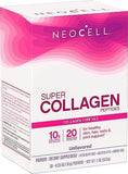 NeoCell Super Collagen Peptides, 10 g Collagen/Single-Serve Packet; Keto Certified, Gluten Free; for Healthy Skin, Hair, Nails and Joint Support;* Unflavored Powder, 20 Servs, 7 Oz.