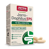Jarrow Formulas Jarro-Dophilus EPS Probiotics 10 Billion CFU with 8 Clinically-Studied Strains, Dietary Supplement for Intestinal Tract Support, 60 Veggie Capsules, 30 Day Supply, Pack of 12