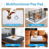 Washable Dog Pee Pads for Potty Training 34''x36'' 2 Pack,Waterproof and Non Slip Incontinence Bed Pads for Puppy,Kids or Adults Elderly,Resuable Dogs playpen Pads